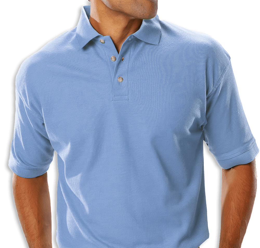 Blue Generation Scotchgard Treated Pique Polo - Embroidered-default