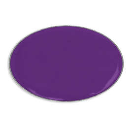 Oval Lapel Pin - Color: Team Purple / Silver