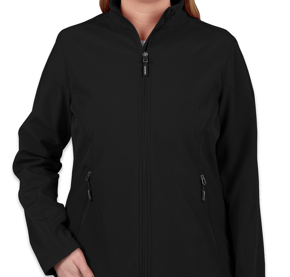 Core 365 Women's Fleece Lined Soft Shell Jacket - Printed-default