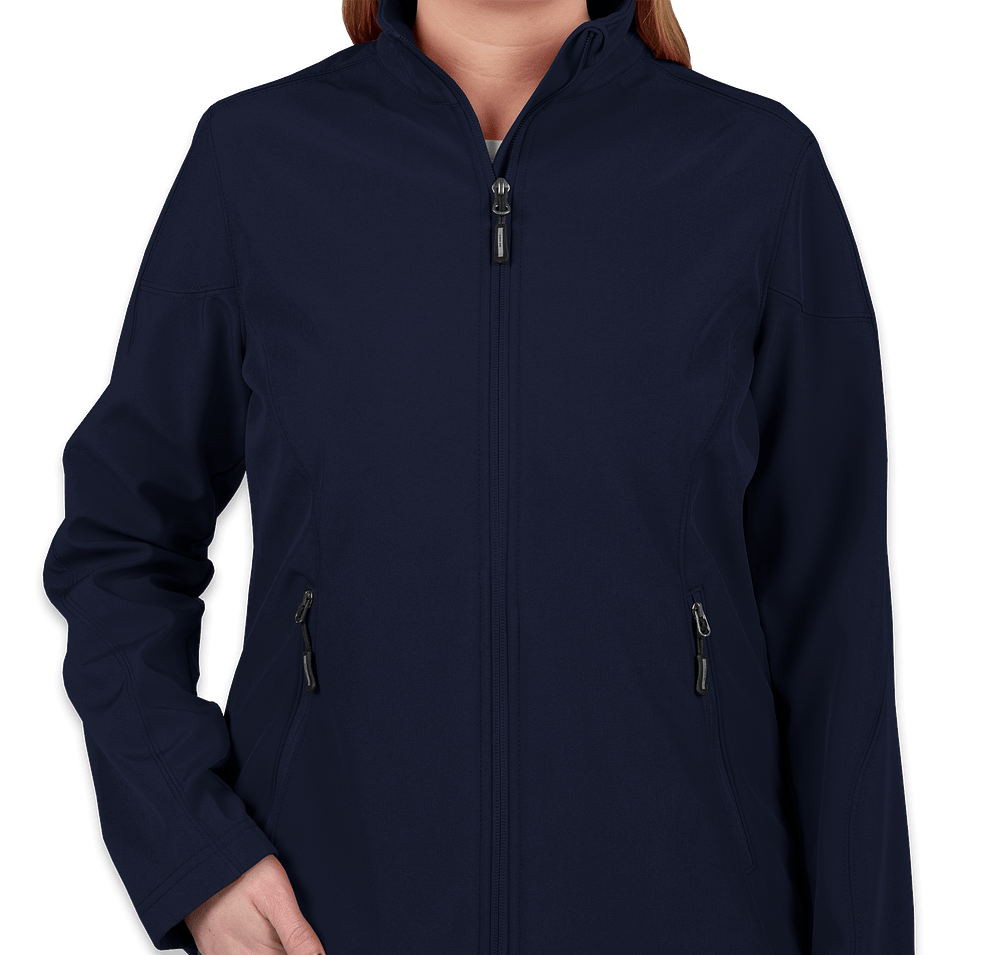 Core 365 Women's Fleece Lined Soft Shell Jacket - Printed-default