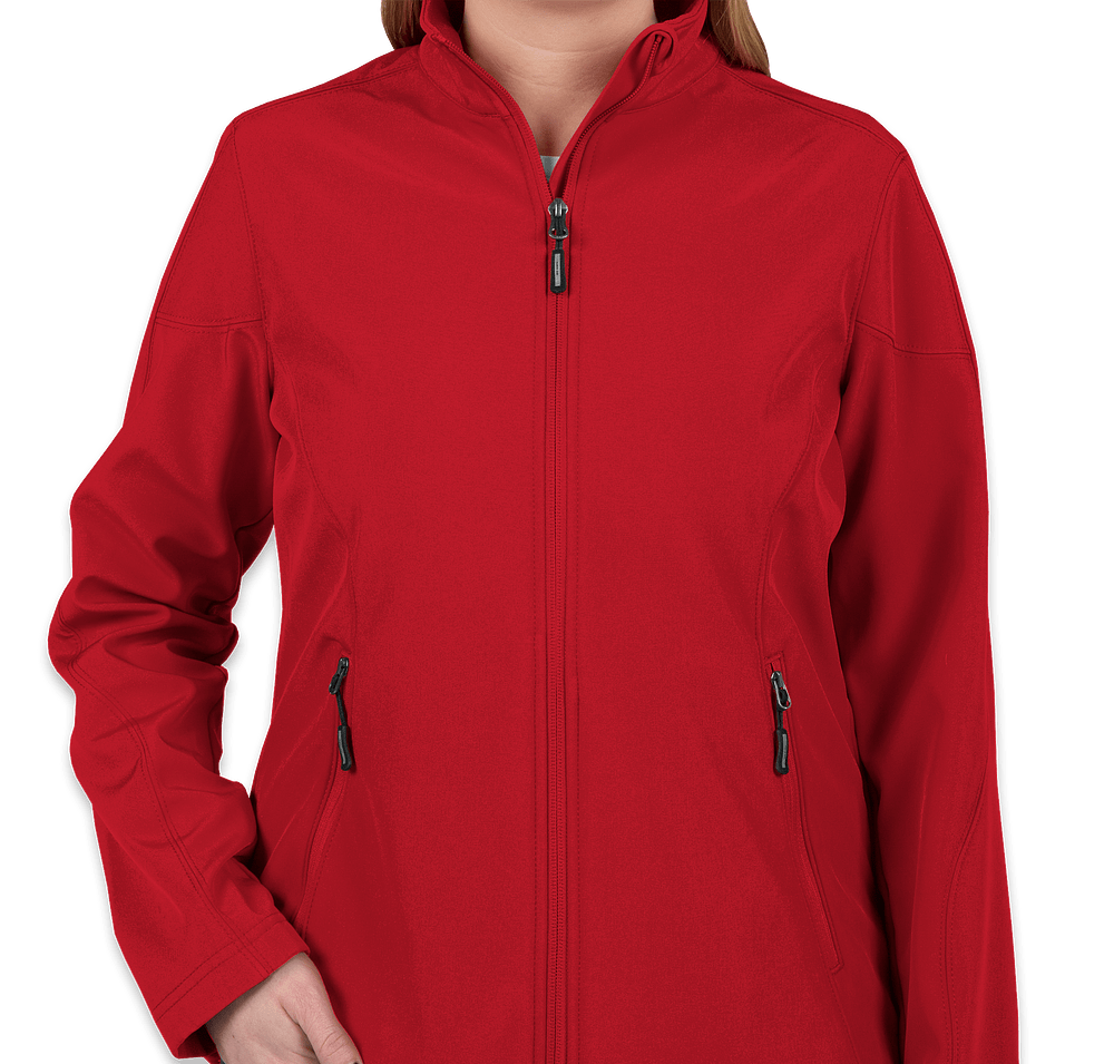 Core 365 Women's Fleece Lined Soft Shell Jacket - Printed-default