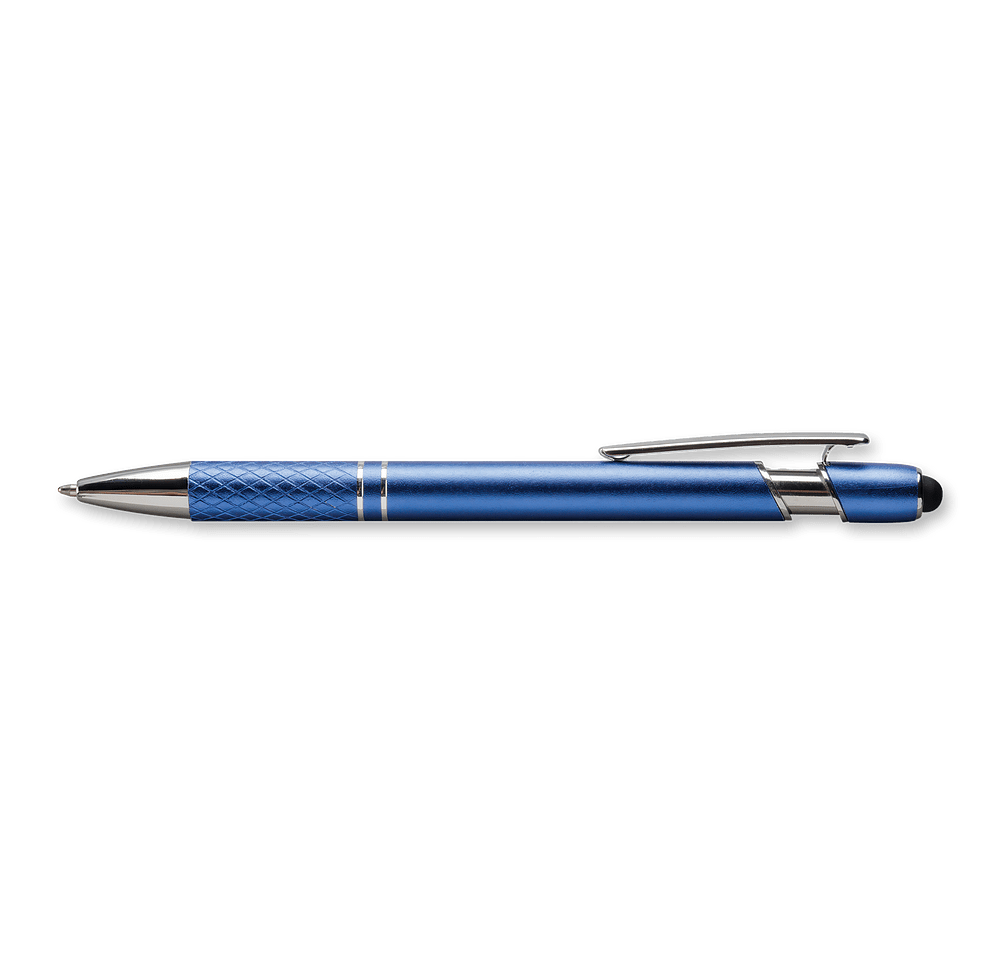 Laser Engraved Textari Diamond Etched Grip Stylus Pen (black ink)-default
