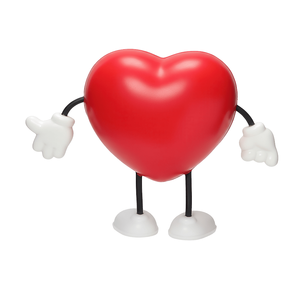 Standing Valentine Heart Stress Reliever-default