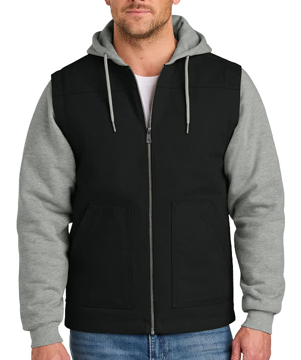 CornerStone Duck Fleece Hooded Insulated Jacket