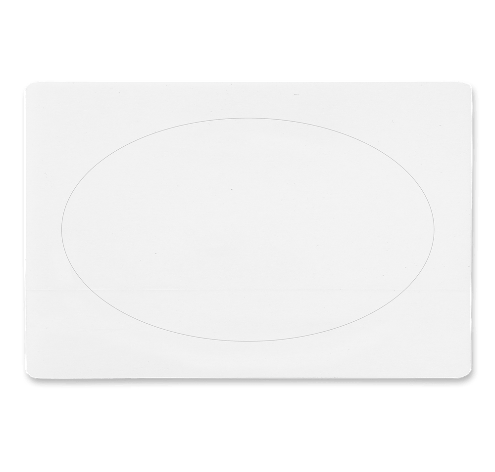 Full Color 6 in. x 4 in. No Residue Oval Tech Decal-default