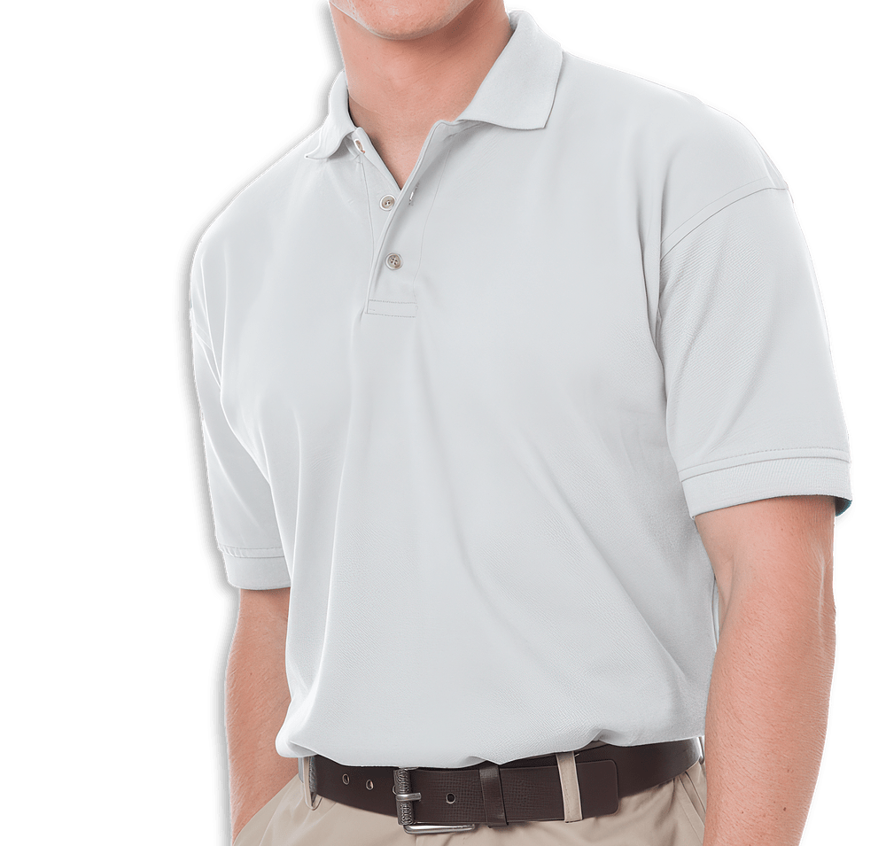Blue Generation Cotton Pique Polo - Printed-default