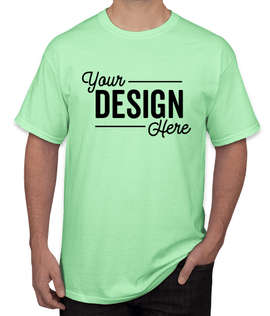 Canada - Gildan Ultra Cotton T-shirt - Color: Mint Green