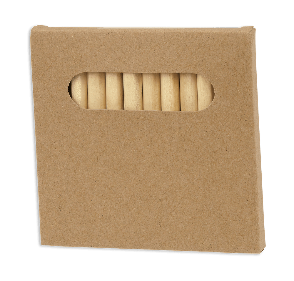 12-Piece Natural Colored Pencil Set-default