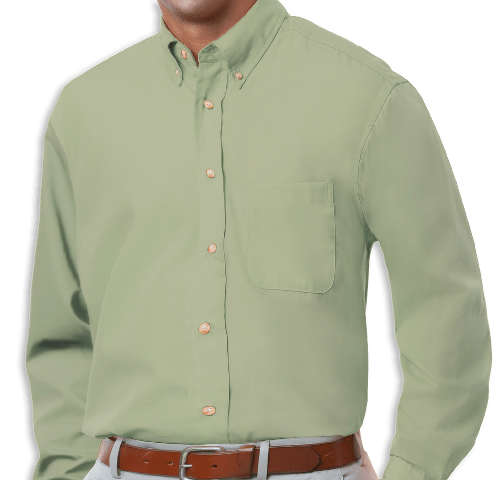 Blue Generation Superblend Poplin Long Sleeve Dress Shirt - Embroidered-default