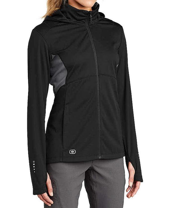 OGIO Women's Endurance Pivot Hooded Soft Shell Jacket
