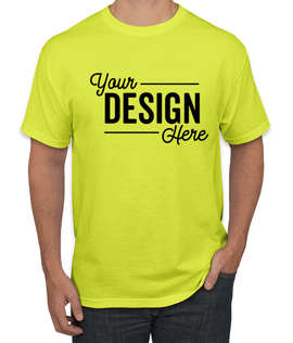 Canada - Jerzees 50/50 T-shirt - Color: Safety Green