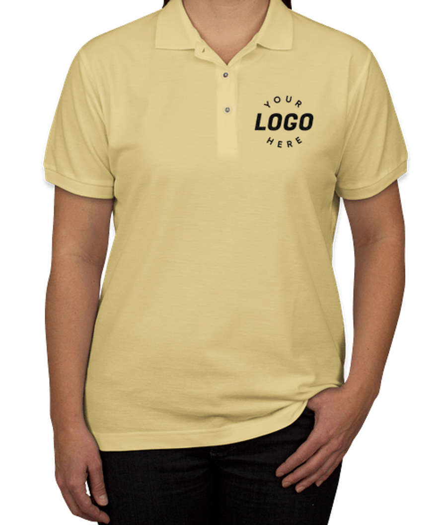 Port Authority Women's Silk Touch Polo - Embroidered in Banana