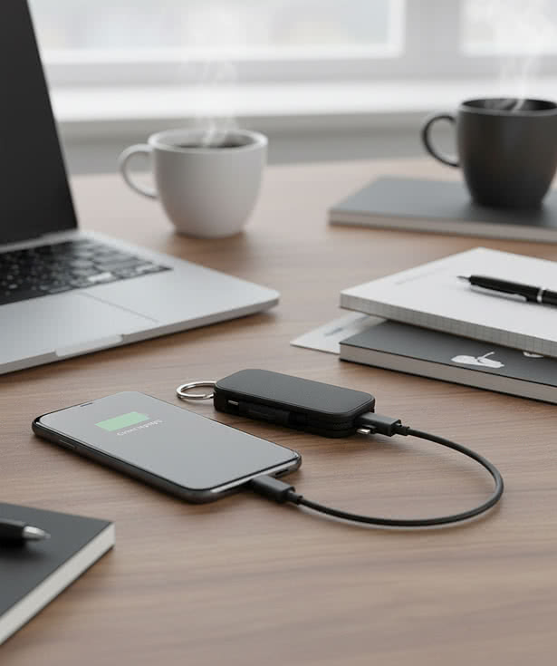 60W Fast Charging Cable Keychain