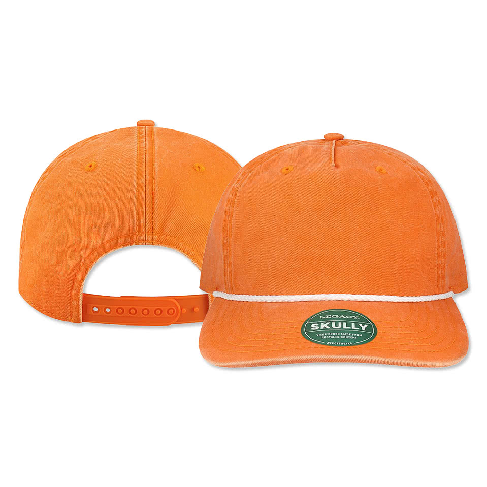 Legacy Skully Pigment Dyed Five Panel Rope Baseball Hat