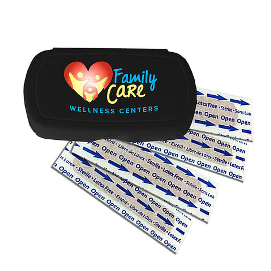 Compact 4-Piece Bandage Kit in Red