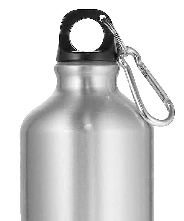 26 oz. Aluminum Water Bottle with Matching Carabiner