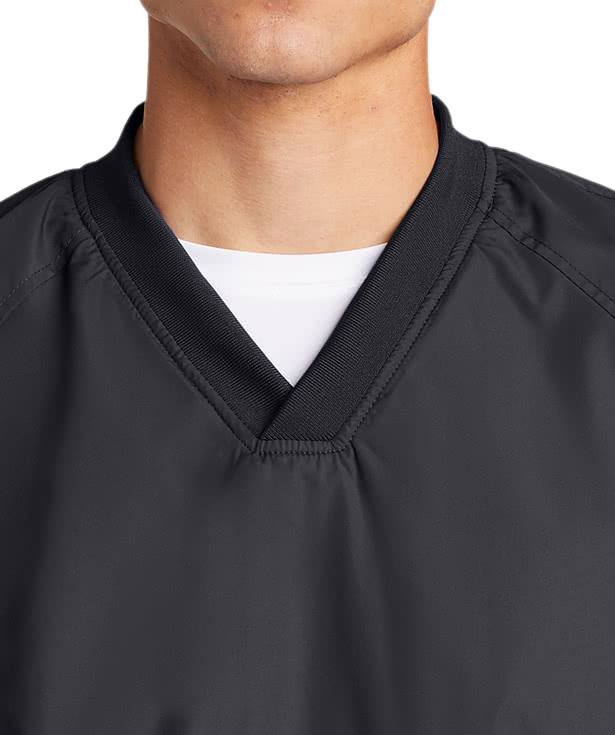 Sport-Tek V-Neck Raglan Wind Shirt