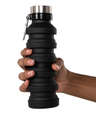 Laser Engraved 18 oz. Zigoo Silicone Collapsible Bottle