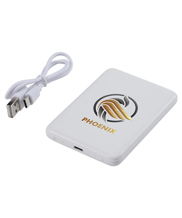 Valet 5,000 mAh Recycled Power Bank with 15W Magnetic Wireless Charger