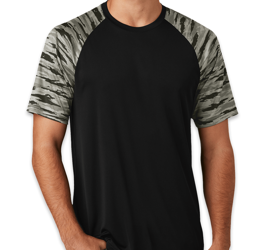 Sport-Tek Drift Camo Colorblock Performance Shirt-default