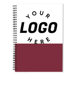 Color Block JournalBooks ® Spiral Notebook - Color: Maroon