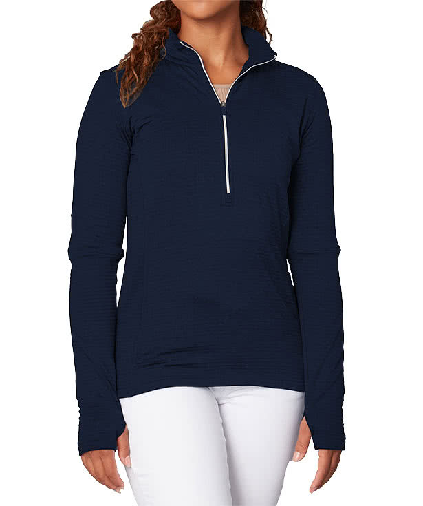 Fossa Apparel Women's Laguna Half Zip Fleece Pullover