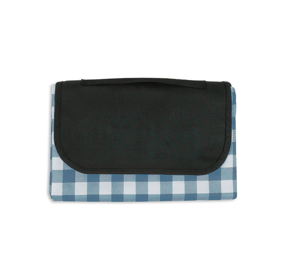 Gingham Roll-Up Picnic Blanket-default
