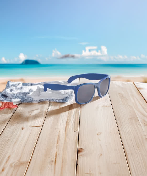 Solid Retro Sunglasses