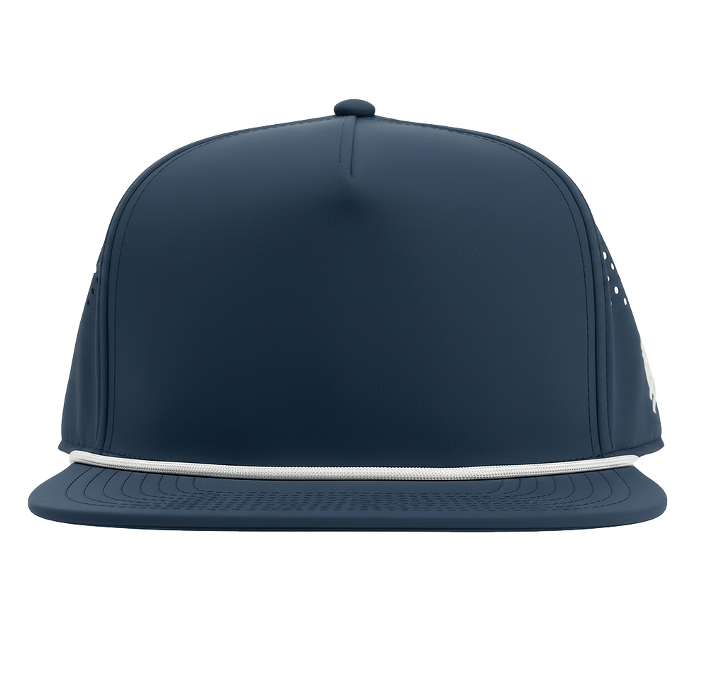 Branded Bills Bare Rope Flat UPF 50+ Performance Baseball Hat-default