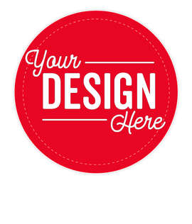 Full Color 2.5 in. Circle Magnet - Color: Red