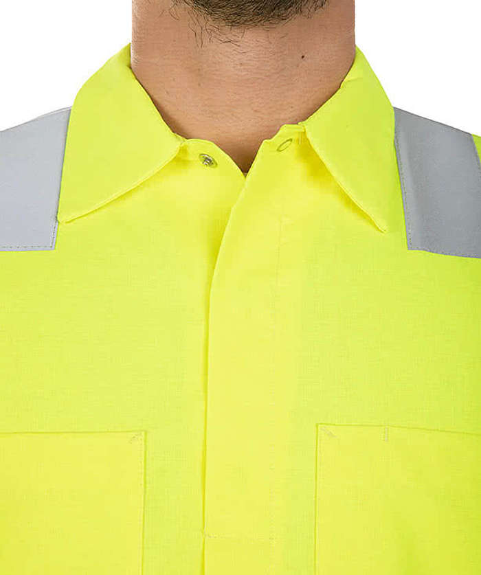 Red Kap Class 2 Hi-Vis Ripstop Work Shirt