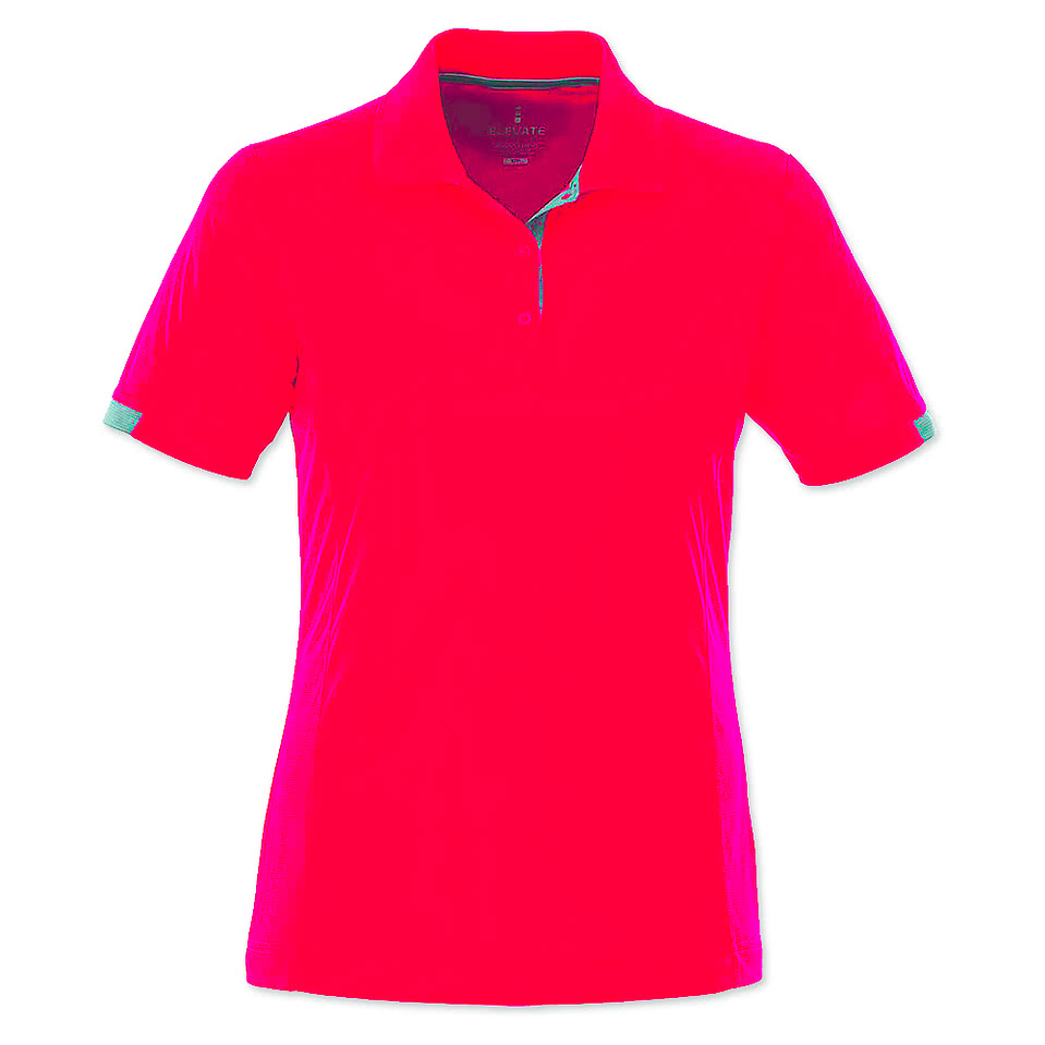 Elevate Women's Kiso Textured Knit Performance Polo