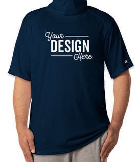 Badger Performance Shirt with Gaiter - Color: Navy