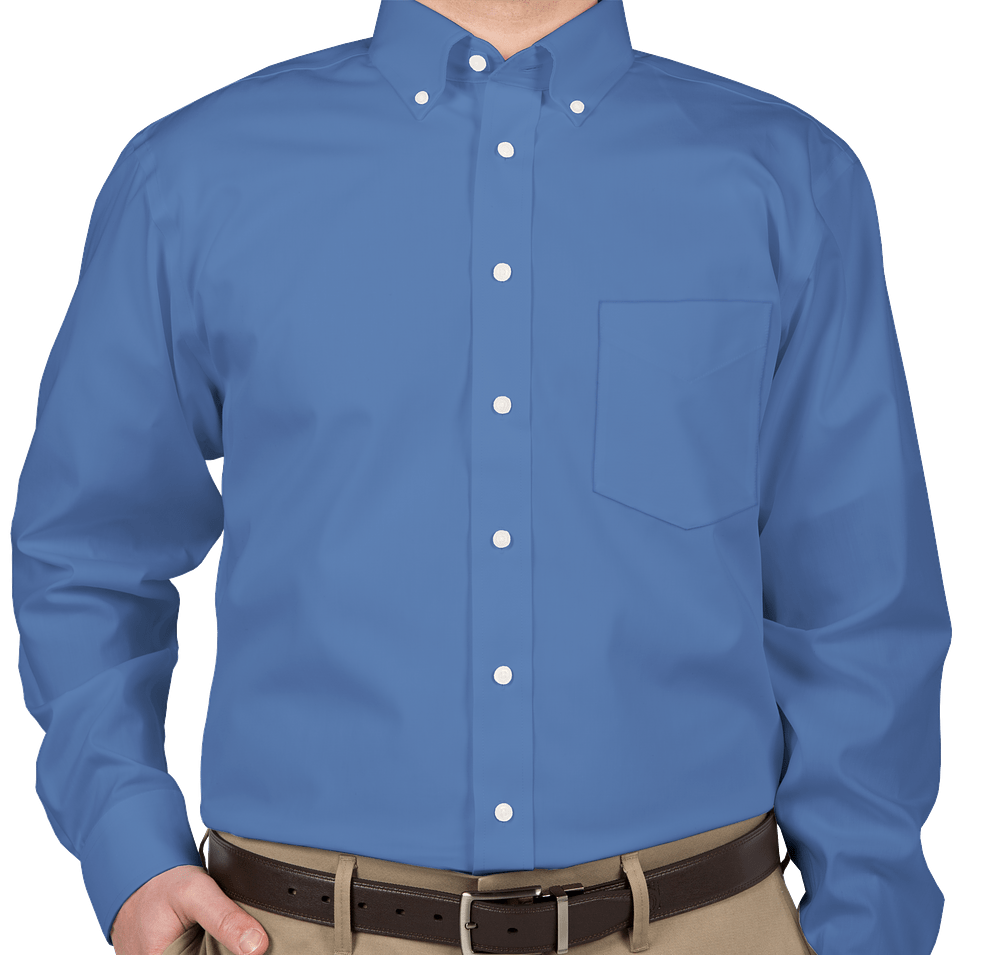 Devon & Jones Solid Dress Shirt - Embroidered-default