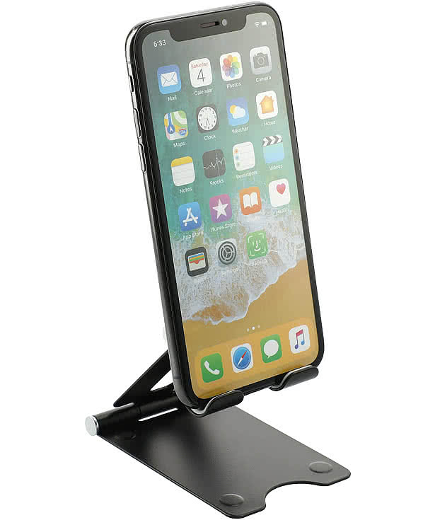 Laser Engraved Mobile Metal Phone Stand