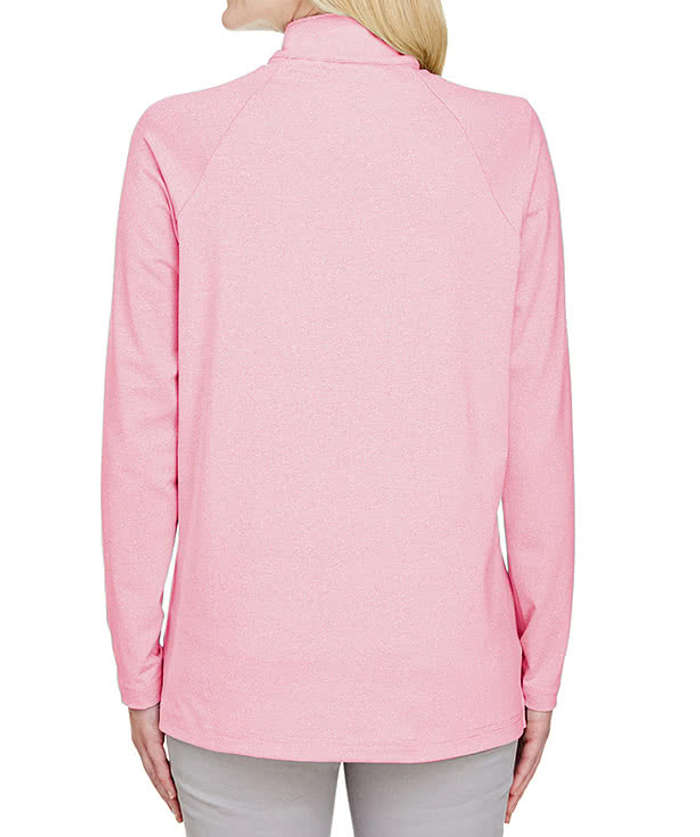 Devon & Jones Women's CrownLux Performance Quarter Zip Sweatshirt