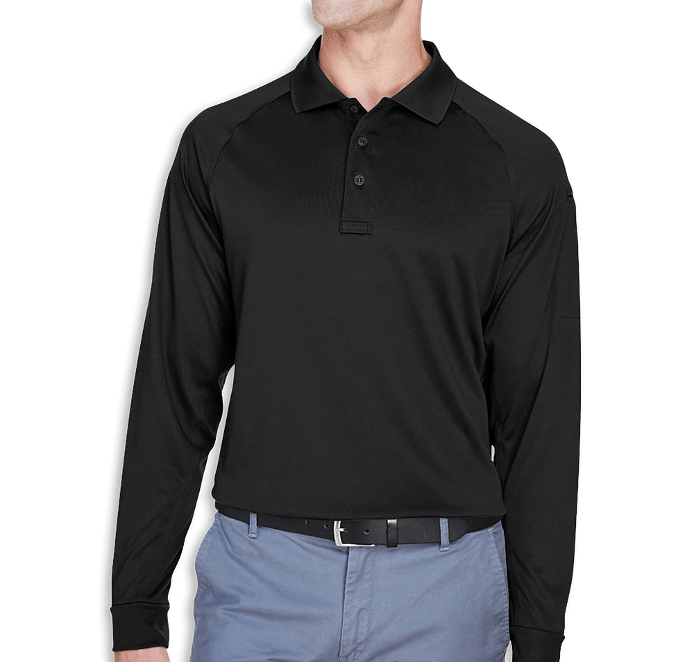 Harriton Advantage Tactical Long Sleeve Performance Polo - Printed-default
