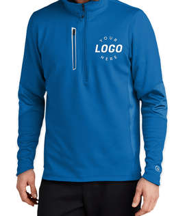 OGIO Endurance Fulcrum Quarter Zip Sweatshirt - Color: Electric Blue