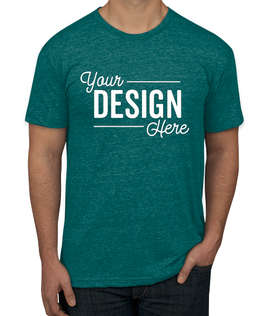 American Apparel USA-Made Tri-Blend Track T-shirt - Color: Tri-Evergreen