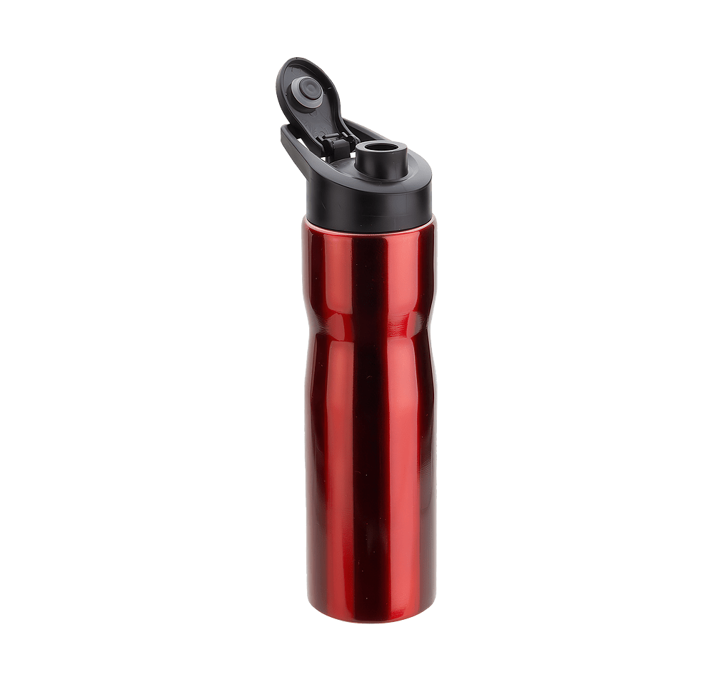 Full Color 25 oz. Crescent Stainless Steel Flip Top Water Bottle-default
