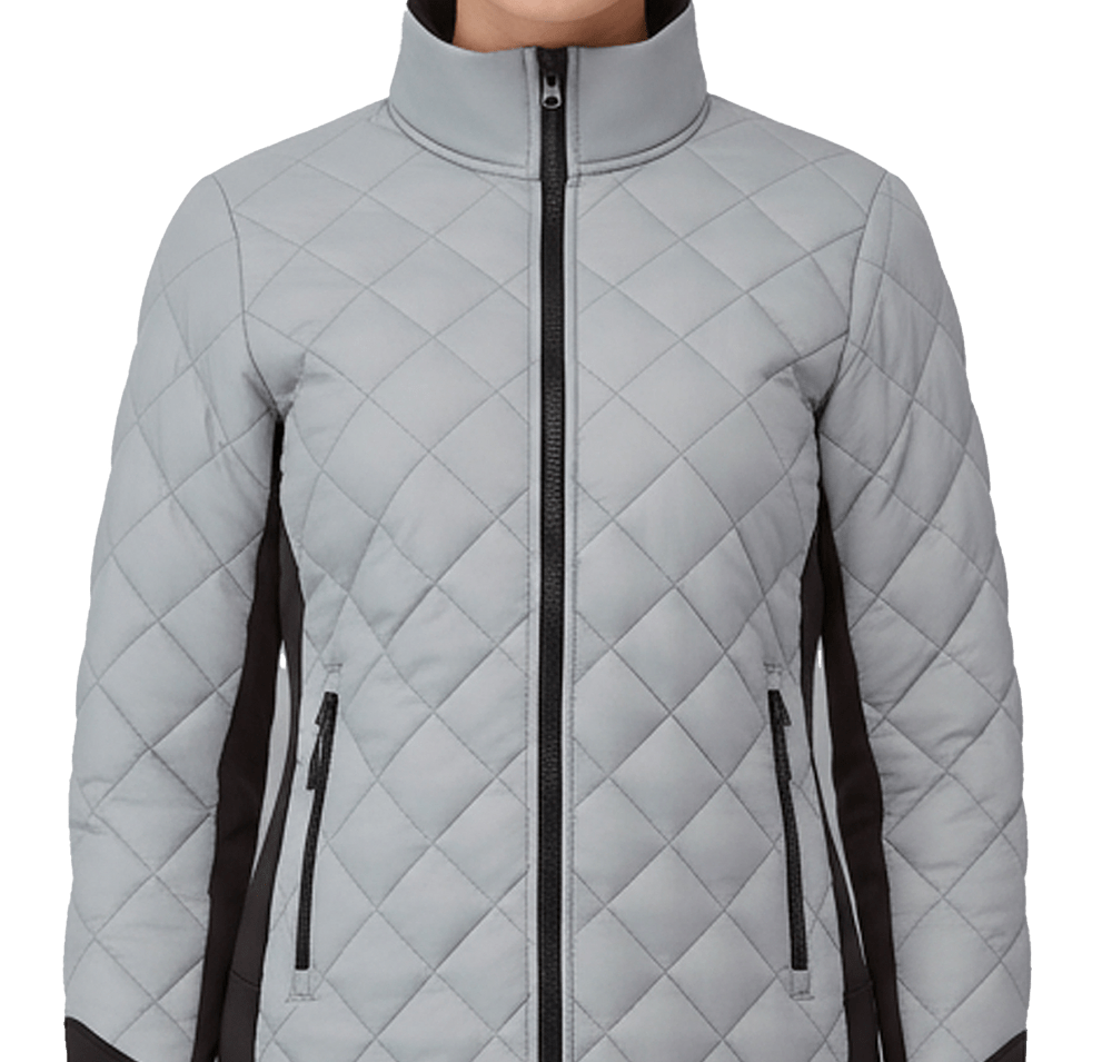 Elevate Women's Rougemont Diamond Quilted Insulated Puffer Jacket-default