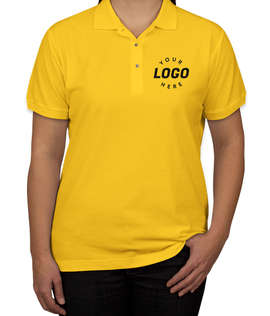Port Authority Women's Silk Touch Polo - Color: Sunflower Yellow