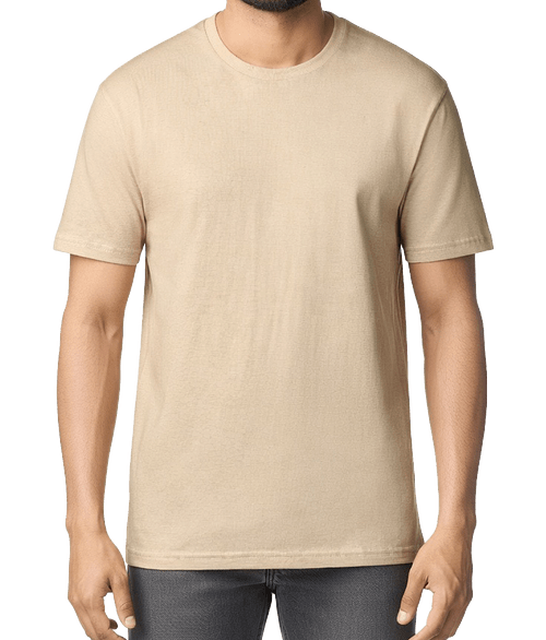 Gildan Softstyle Jersey T-shirt in Heather Oatmeal