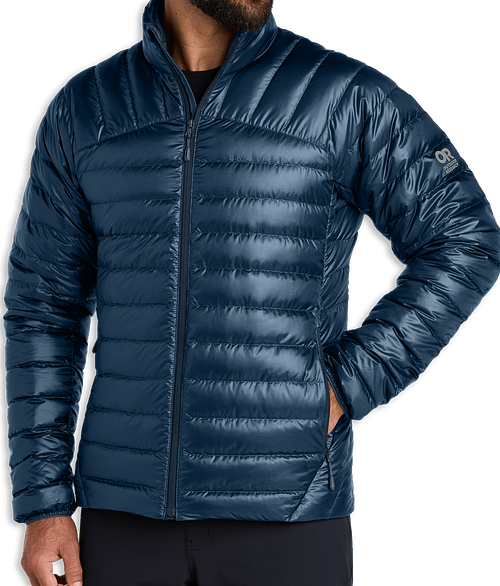 Outdoor Research 800 Recycled Tech Insulated Jacket in Naval Blue