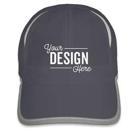 Big Accessories Colorblock Performance Running Hat - Color: Navy