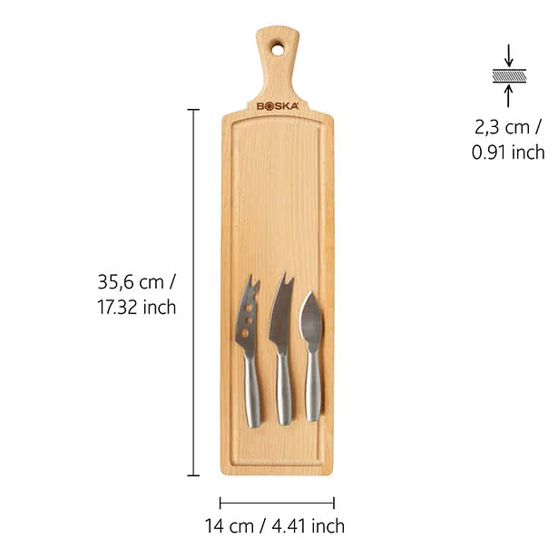 Laser Engraved Boska Amigo Cheese Set 