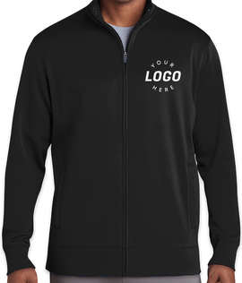 Sport-Tek Sport-Wick Tech Fleece Full Zip Jacket - Color: Black