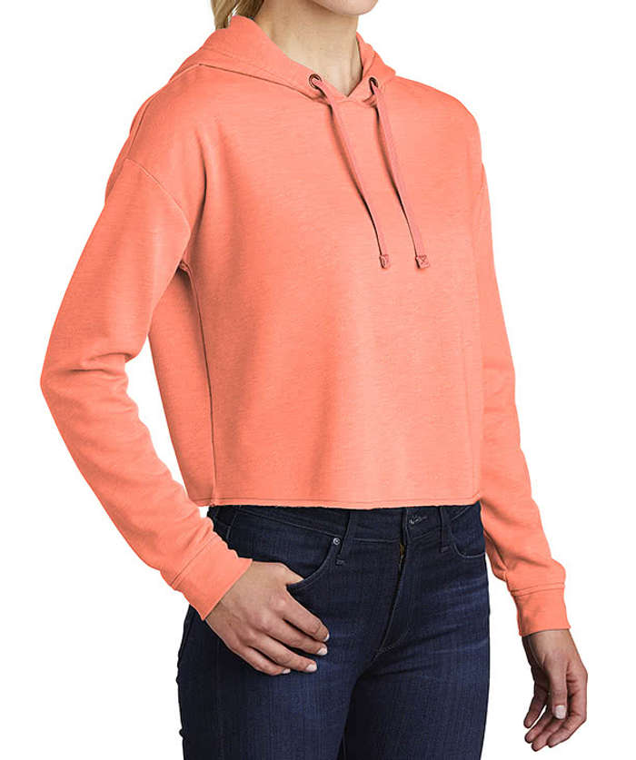 Sport-Tek Women's Tri-Blend Performance Cropped Hoodie