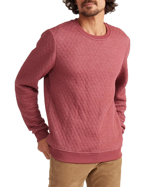 Marine Layer Corbet Quilted Crewneck Sweatshirt