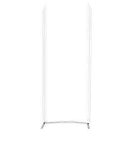 Full Color 36.5" x 91.25" Eurofit Straight Wall Display Kit - Color: White